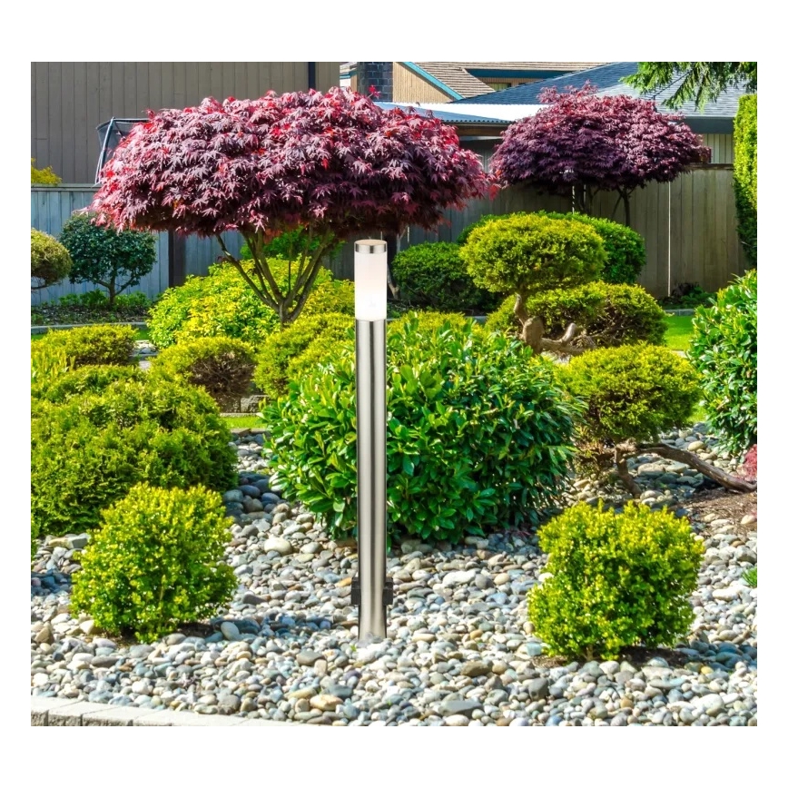 Globo 3159KLED - LED buitenlamp met geïntegreerd stopcontact BOSTON LED/9W/230V IP44 110 cm