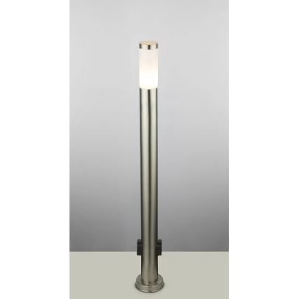 Globo 3159KLED - LED buitenlamp met geïntegreerd stopcontact BOSTON LED/9W/230V IP44 110 cm