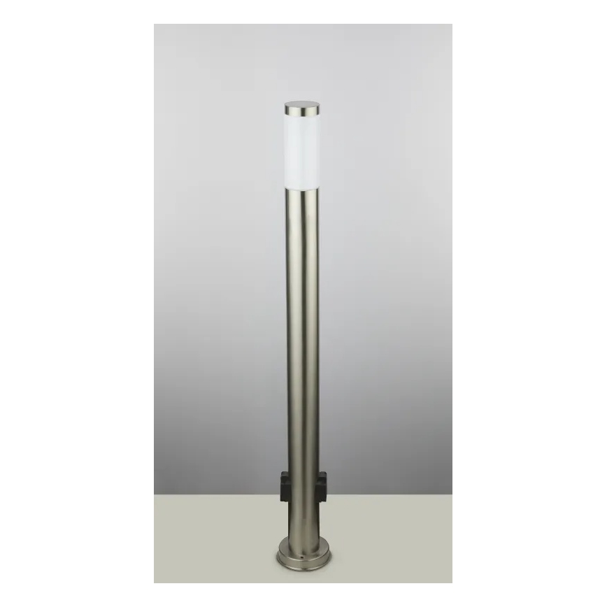 Globo 3159KLED - LED buitenlamp met geïntegreerd stopcontact BOSTON LED/9W/230V IP44 110 cm