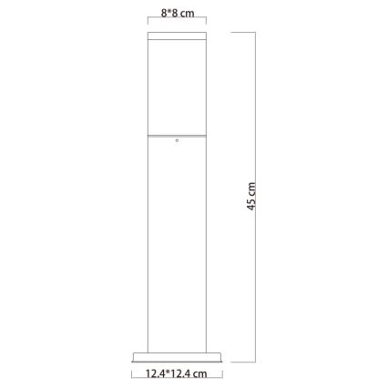 Globo - Buitenlamp 1xE27/15W/230V 45 cm IP44