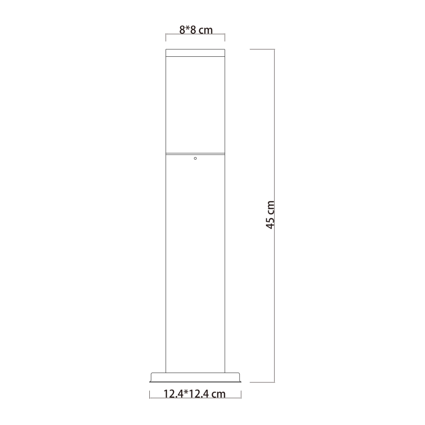 Globo - Buitenlamp 1xE27/15W/230V 45 cm IP44