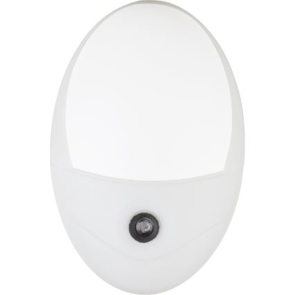 Globo - LED Stopcontact-oriëntatielicht met sensor 4xLED/0,6W/230V 6500K