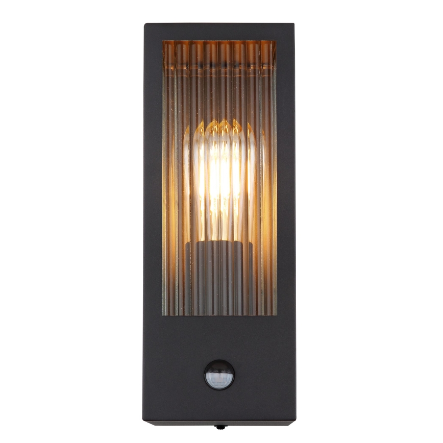 Globo wandlamp met sensor 1xE27/60W/230V IP44