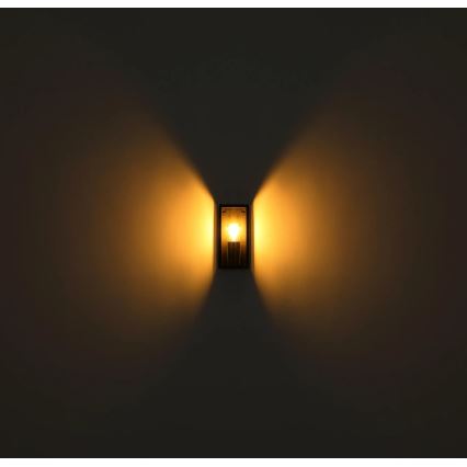 Globo - Wandlamp voor buiten 1xE27/60W/230V IP44 zwart