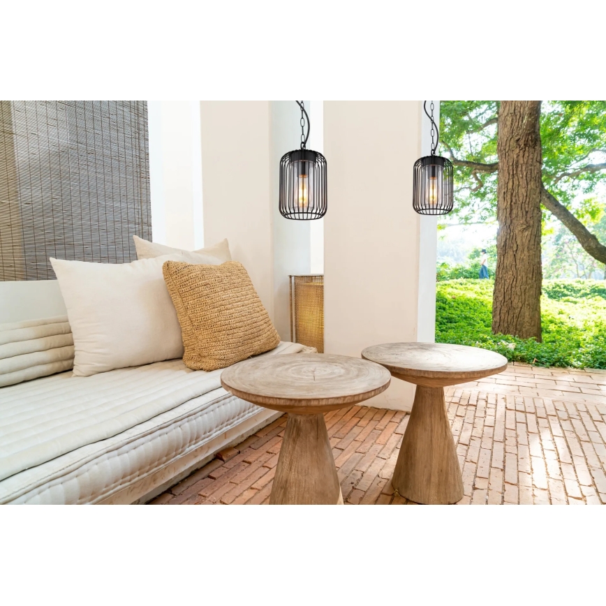Globo - Buitenhanglamp aan ketting 1xE27/15W/230V