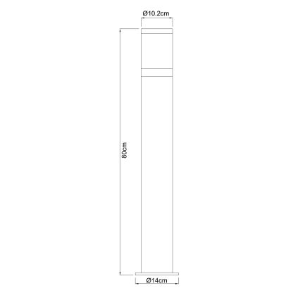 Globo - Buitenlamp 1xE27/60W/230V IP44