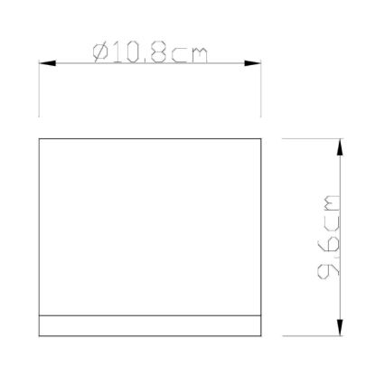 Globo - Plafondlamp voor buiten 1xGX53/11W/230V IP44