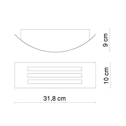 Globo - LED Buitenlamp 1xE27/20W/230V IP44