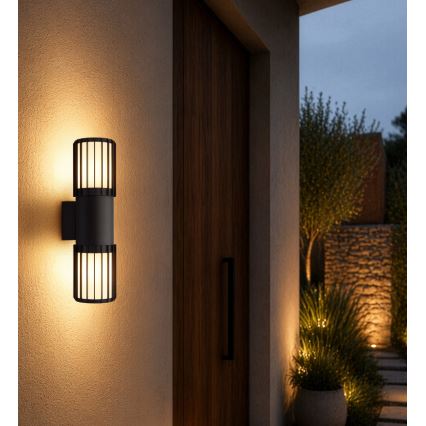 Globo - Buitenwandlamp 2xE27/15W/230V IP54