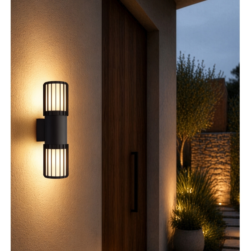 Globo - Buitenwandlamp 2xE27/15W/230V IP54