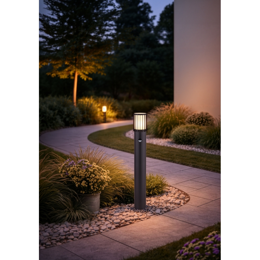 Globo - Buitenlamp met bewegingssensor 1xE27/15W/230V IP54 65 cm