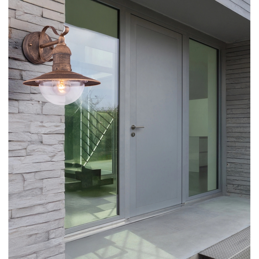 Globo - Buitenwandlamp 1xE27/23W/230V IP44