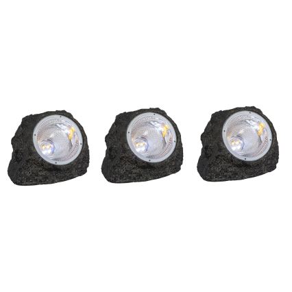 Globo - SET 3x LED Solar lamp LED/1,2V IP44