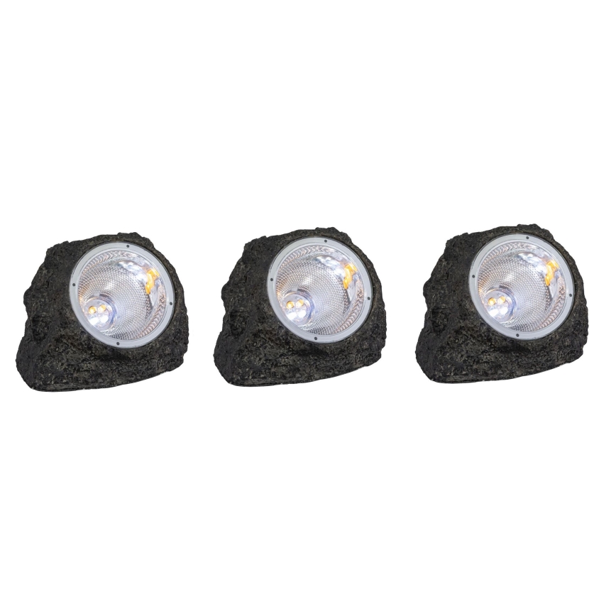 Globo - SET 3x LED Solar lamp LED/1,2V IP44 600 mAh