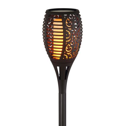 Globo - LED Solar lamp LED/5,4W/3V 1800K IP44 zwart