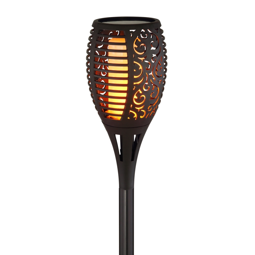 Globo - LED Solar lamp LED/5,4W/3V 1800K IP44 zwart