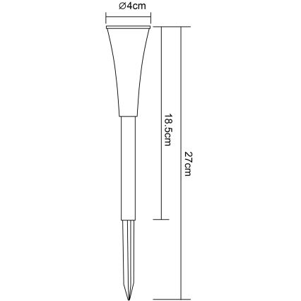Globo 33079-5 - SET 5x Solar lamp RGB-LED/0,06W/3,2V IP44