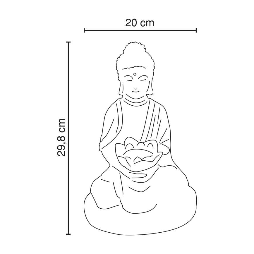 GLOBO - LED Zonne-energie Verlichting LED/0,06W IP44 600 mAh
