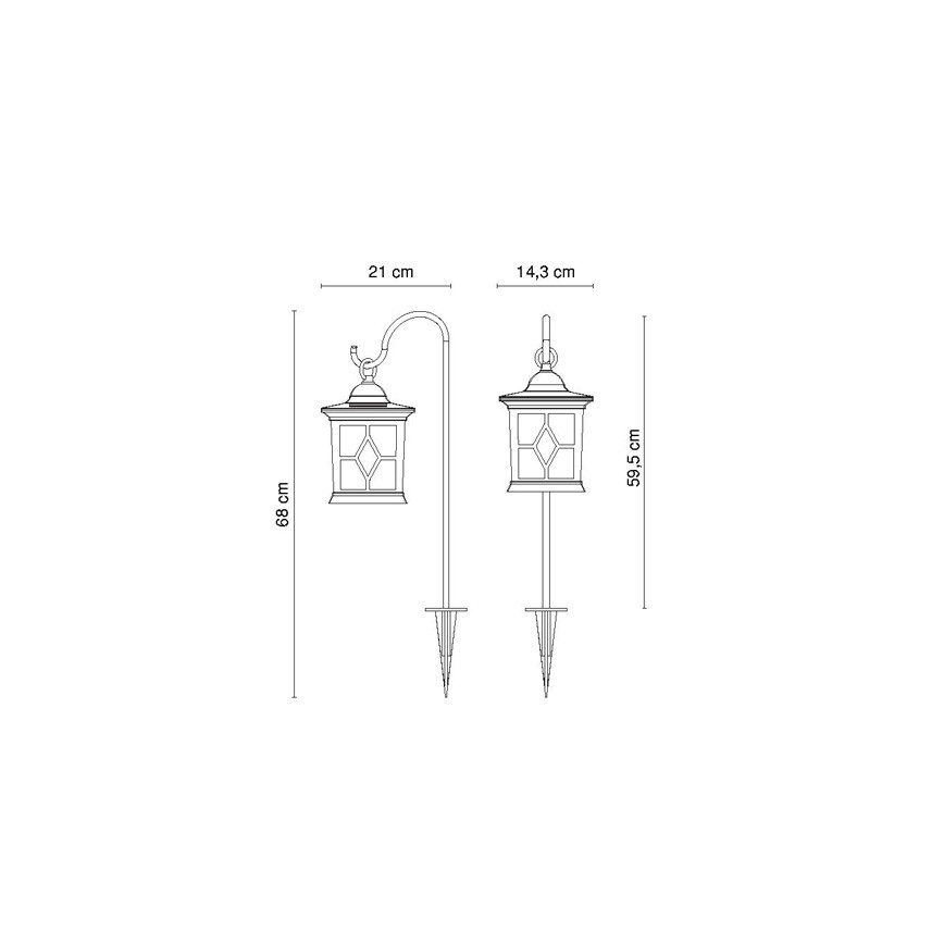 Globo - LED zonnelamp LED/0,05W/3,2V IP44 300 mAh