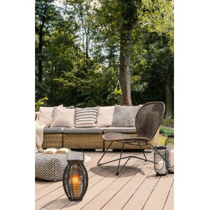Globo - LED Solar lamp LED/0,06W/3,2V IP44 200 mAh rotan