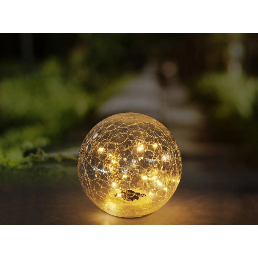 Globo - LED Solar lamp 20xLED/0,06W/3,2V diameter 19,5 cm IP44