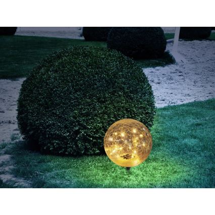 Globo - LED Solar lamp 20xLED/0,06W/3,2V diameter 19,5 cm IP44