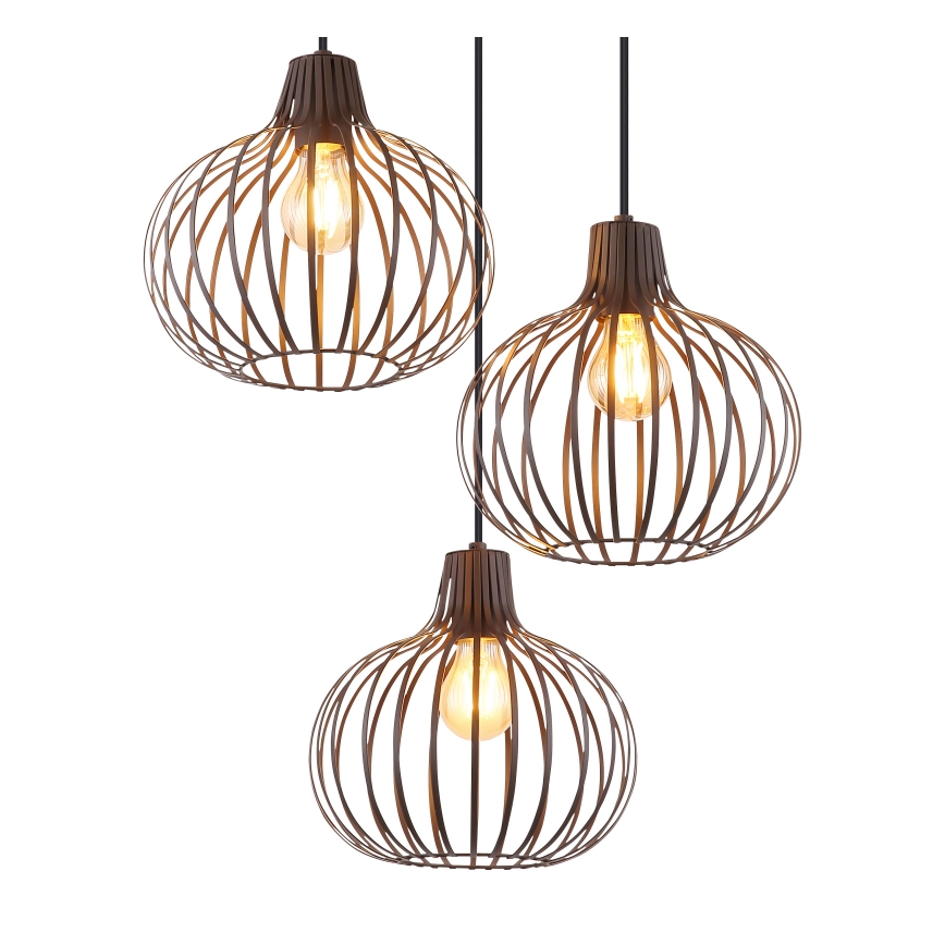 Globo - Hanglamp aan snoer 3xE27/40W/230V