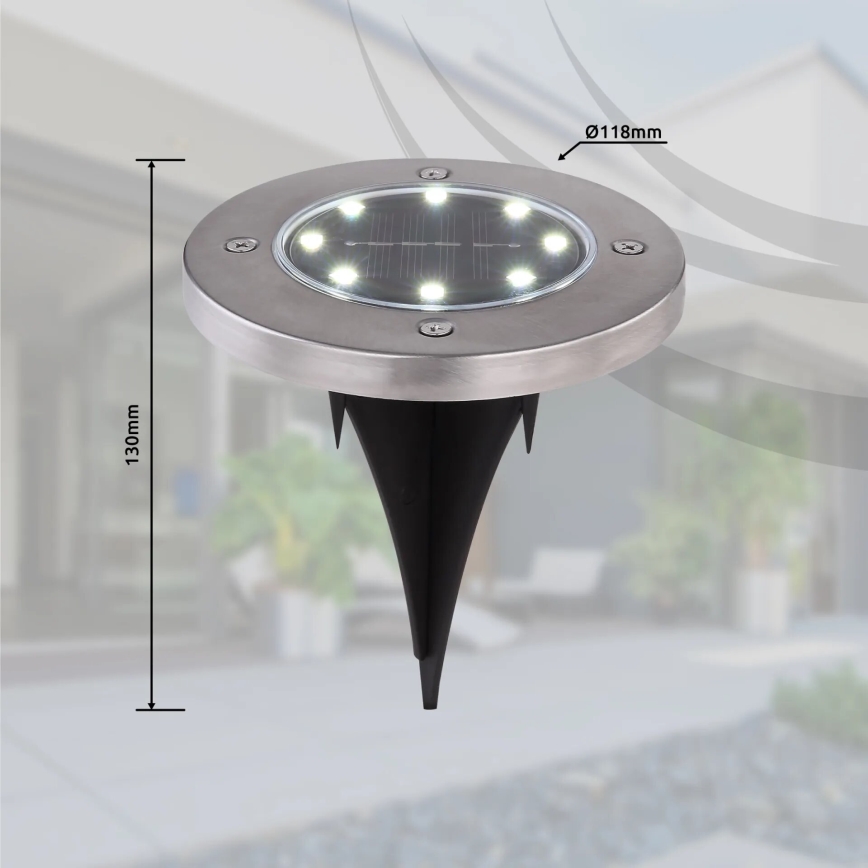 Globo - SET 4x LED Solar lamp LED/0,1W/3V IP44