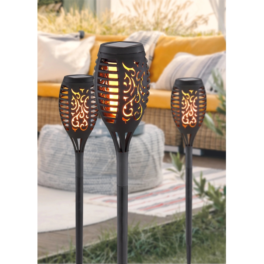 Globo - SET van 3x LED Zonne-energie lamp LED/0,1W/3V IP44 200 mAh