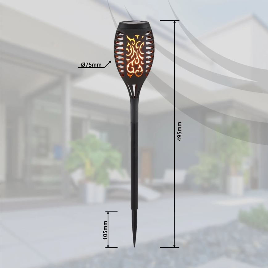 Globo - SET van 3x LED Zonne-energie lamp LED/0,1W/3V IP44 200 mAh
