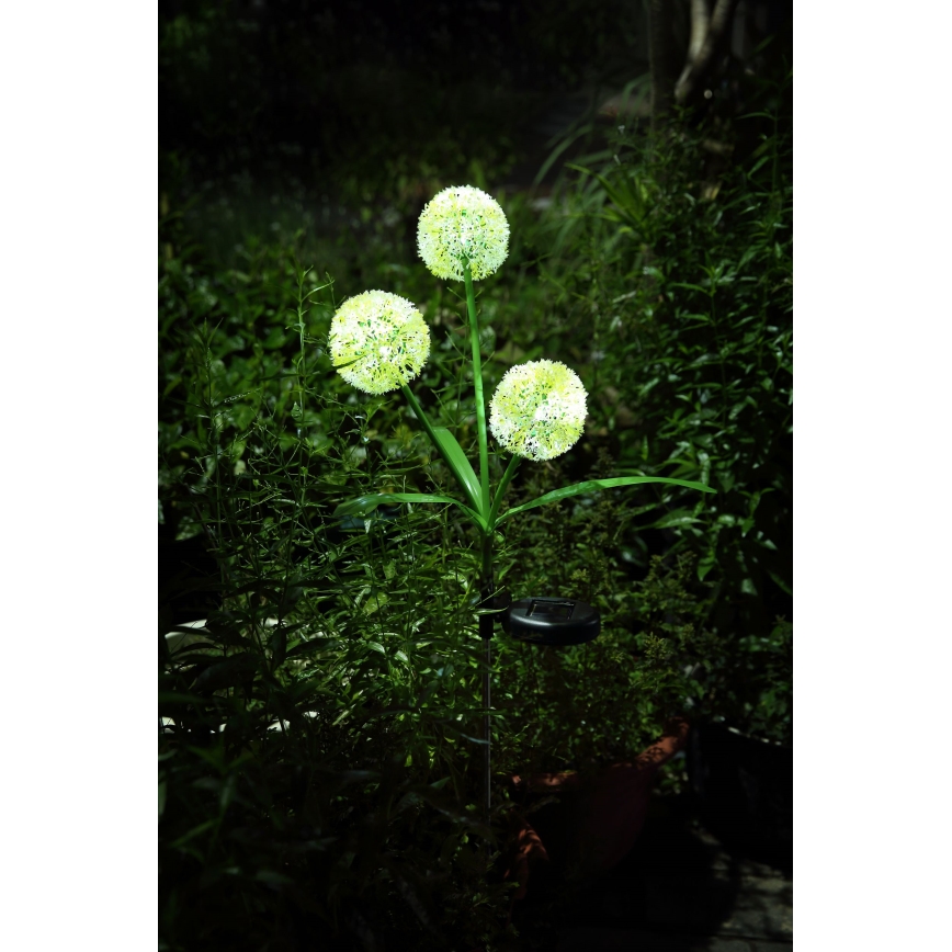 Globo  - LED Solar lamp 3xLED/0,06W/3V 5000K IP44 geel