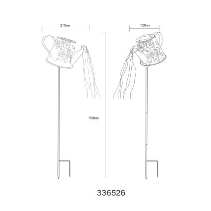 Globo - LED-zonelamp LED/3V IP44 300 mAh waterkoker