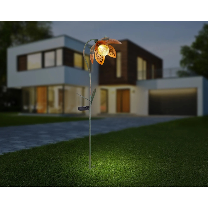 Globo - LED solarlamp LED/3,2V IP44 200 mAh bloem