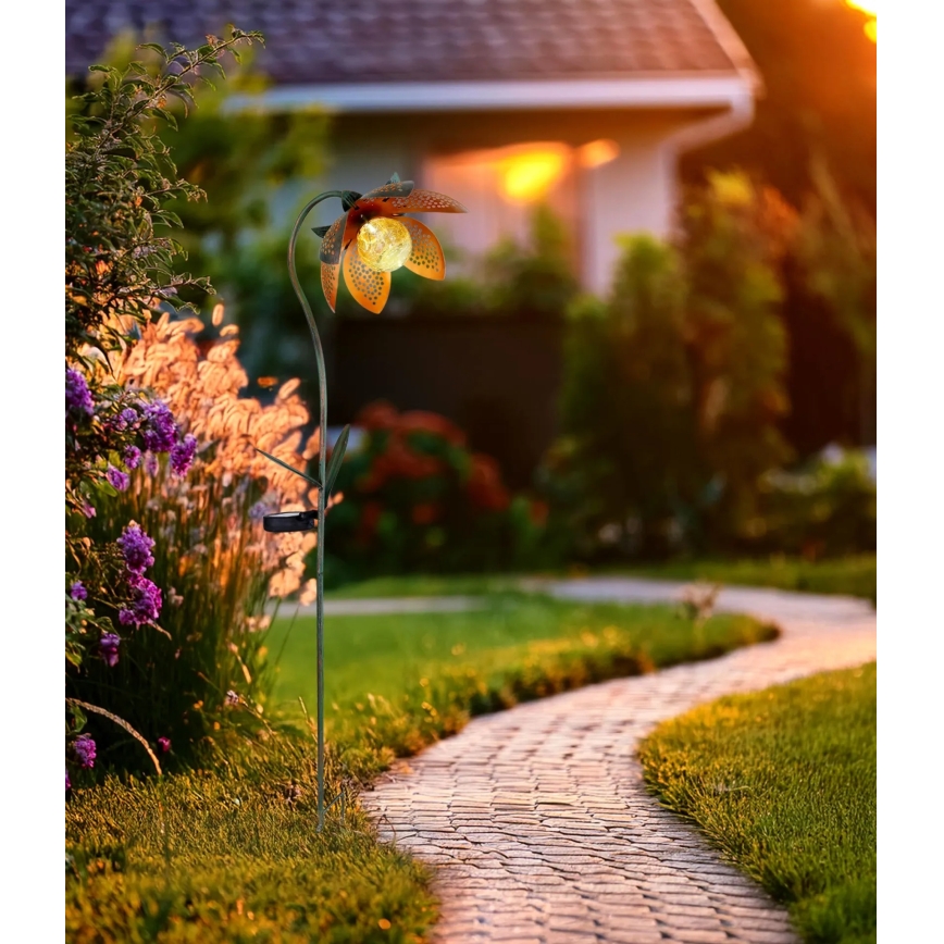 Globo - LED solarlamp LED/3,2V IP44 200 mAh bloem