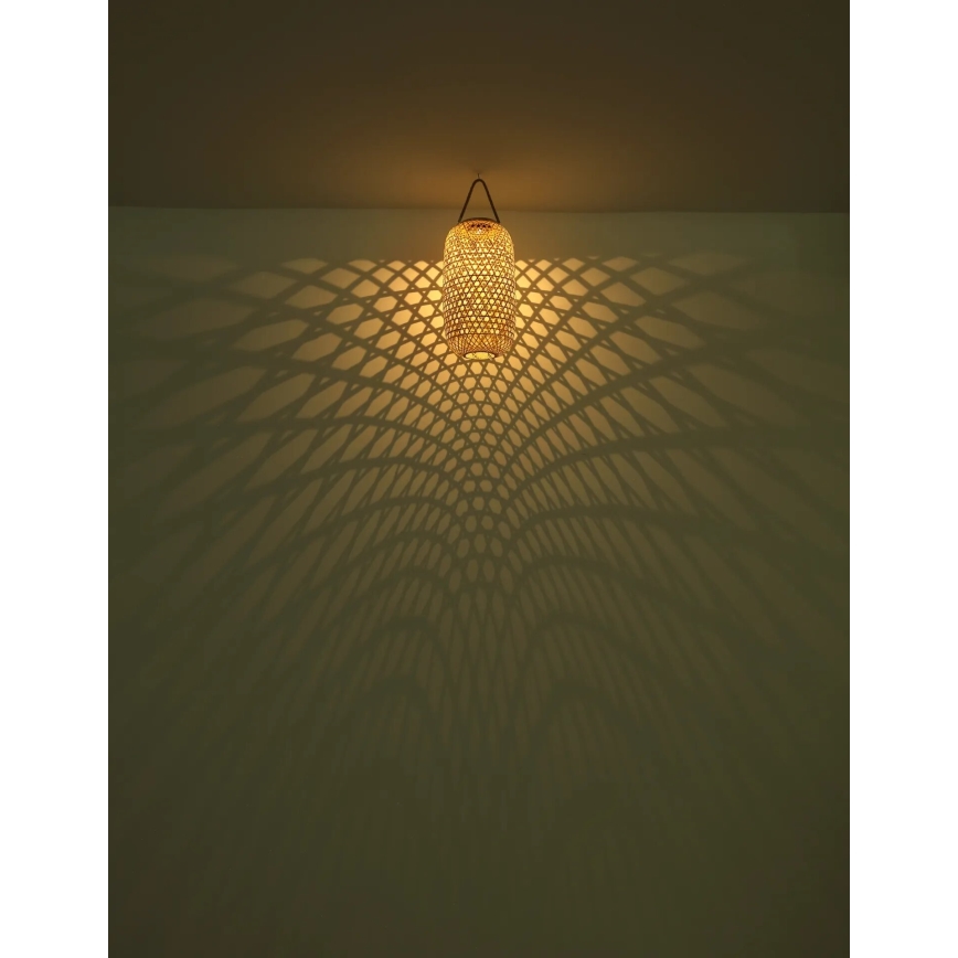 Globo - LED Solar lamp LED/0,06W/3V bamboe IP44