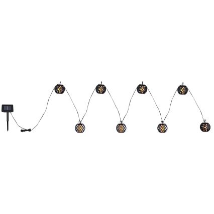 Globo - LED Solar Decoratieve lichtsnoer 98xLED/0,1W/3V 410 cm IP44