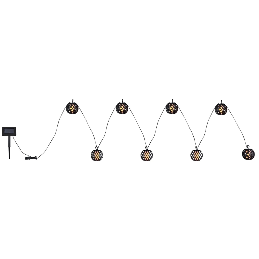 Globo - LED Solar Decoratieve lichtsnoer 98xLED/0,1W/3V 410 cm IP44