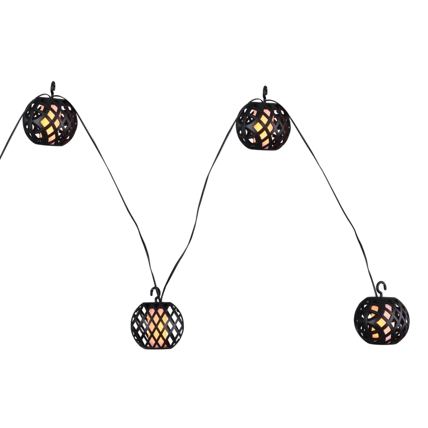 Globo - LED Solar Decoratieve lichtsnoer 98xLED/0,1W/3V 410 cm IP44
