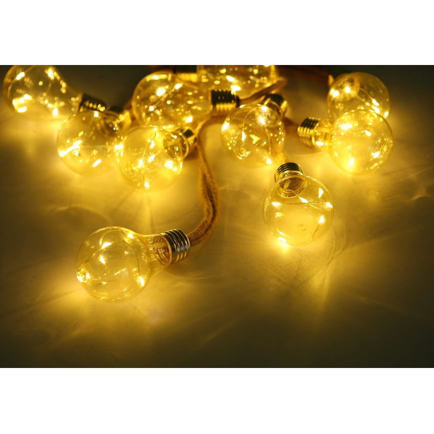 Globo - LED Solar Decoratieve lichtsnoer 50xLED/0,06W/3,2V 570 cm IP44