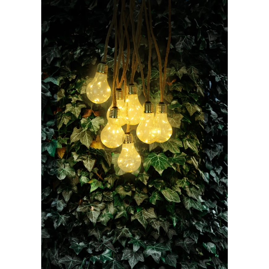 Globo - LED Solar Decoratieve lichtsnoer 50xLED/0,06W/3,2V 570 cm IP44