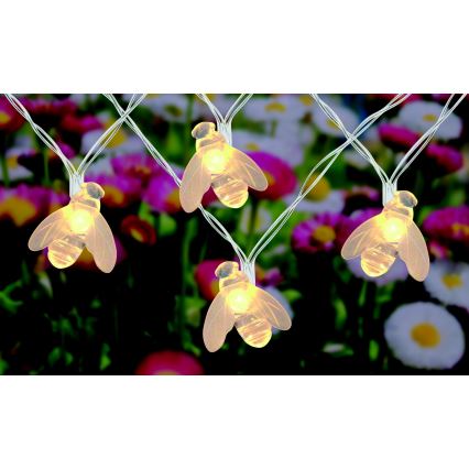 Globo - LED Solar ketting 20xLED/0,06W/3V IP44 300 mAh