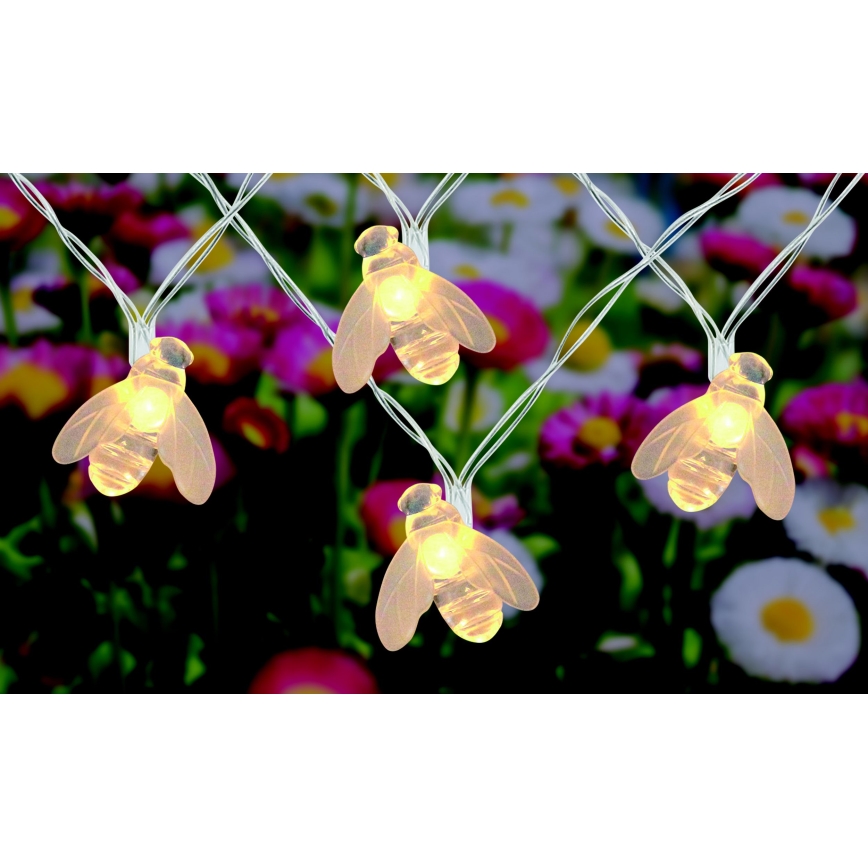 Globo - LED Solar ketting 20xLED/0,06W/3V IP44 300 mAh
