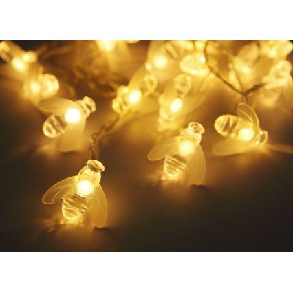 Globo - LED Solar ketting 20xLED/0,06W/3V IP44 300 mAh