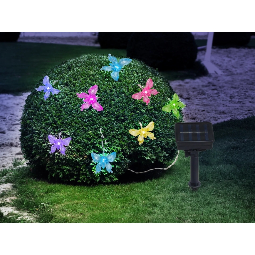 Globo - LED RGB Decoratieve ketting 10xLED/0,06W/3,2V 470 cm IP44