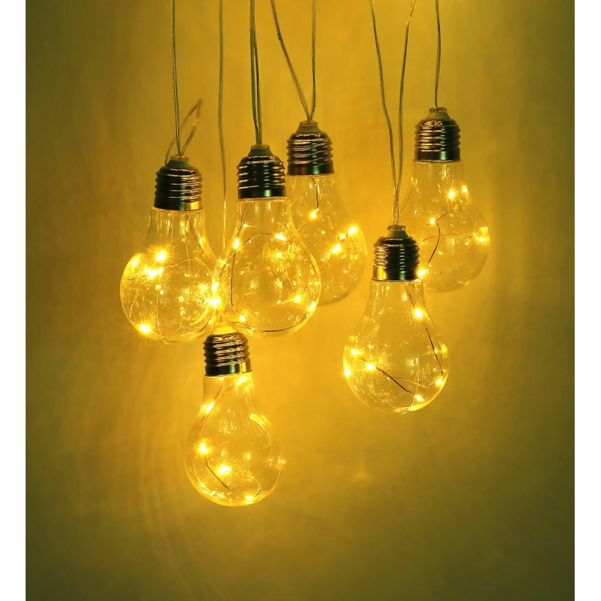 Globo - LED Solar ketting 10xLED/0,06W/3,2V 380 cm IP44