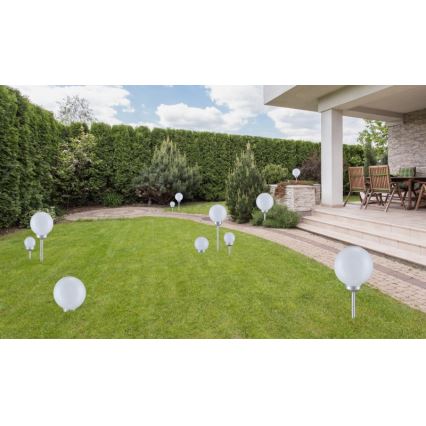 Globo - LED Zonne-energie lamp 2xLED/0,06W/1,2V IP44 600 mAh