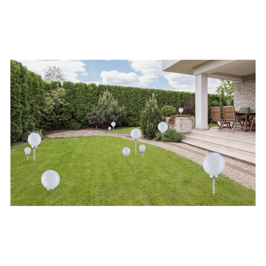 Globo - LED Zonne-energie lamp 2xLED/0,06W/1,2V IP44 600 mAh