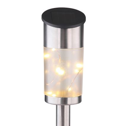Globo - SET 2x Solar Lamp 10xLED/0,06W/1,2V IP44