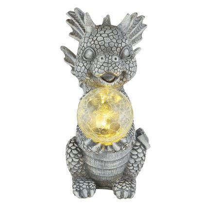 Globo - LED Zonne-energie decoratie LED/0,02W/3V IP44 draak 300 mAh