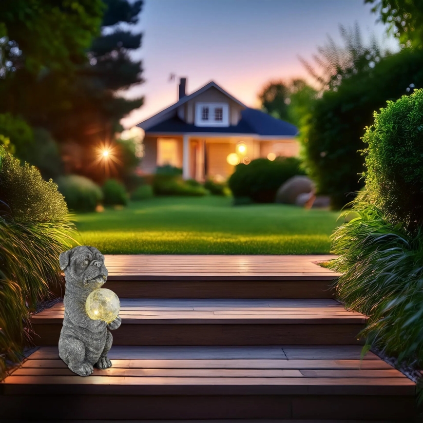 Globo - LED Solar decoratie LED/0,02W/3V IP44 hond